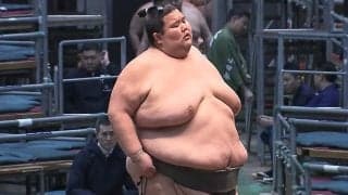 252キロ“超巨漢”が投げ飛ばされた！ “未来の横綱”が衝撃白星「漫画のような取組」「これは別格」