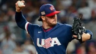 呆然のスキーンズ「レベル高すぎだろ」　WBCでまさかの光景…“絶好調男”に騒然「パワー凄すぎ」