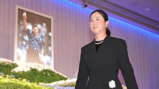 木戸愛「強い気持ちで頑張り、いい報告をしたい」　師匠ジャンボ尾崎さんお別れの会で復活Ｖ誓う