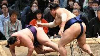休場明け阿炎が再出場で即初白星　勝ち越しの可能性はないが「勝ちにこだわっていきたい」