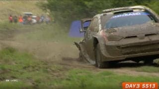 「うそだろ」大荒れ世界ラリーでGRヤリスが“信じられない姿”で激走「サスむき出し」「もげてる」驚く声相次ぐ