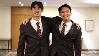 春高日本一 東山高の新旧キャプテン対談 中西煌生から岩田怜緯へ「プレッシャーに折れずに頑張って」