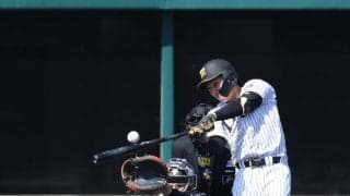 【阪神】ドラ１立石正広がファーム初打席初安打　直後にチームは１点リード　先制を演出