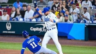 「WBC最優秀男優賞は…」イタリア23歳の“演出”に大歓声　公式Xが賛辞を贈った頭脳的プレー【WBC】