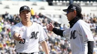 【ロッテ】小川龍成ファインプレー連発！右翼前の打球二ゴロに、ハーフライナー後ろ向きキャッチ