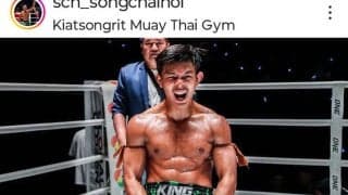 【ONE】ソンチャイノーイがにおわせ投稿、４・29「SAMURAI」で吉成名高に挑戦か