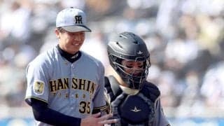 阪神・才木　坂本は「目が真っ赤。大変だな」ホーム開幕バッテリー“予行演習”５回１失点「全体的に良かった」