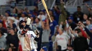 米国代表ハーパー、8回に同点2ラン　オリ助っ人を粉砕、“不要論”払拭の一発に大熱狂