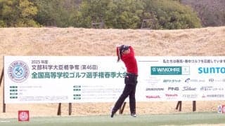 中高生ゴルフ全国大会が開幕　高校女子は佐々心美が首位発進「２日目も攻めのゴルフで臨みたい」