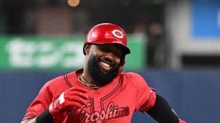 【広島】ファビアンがオープン戦12打席ぶりの安打　オリックス・エスピノーザから左前打