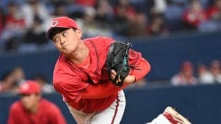【広島】岡本駿が５回３失点、最速は151キロ「いい感じに出力は出ていた」３回以降は３者凡退