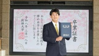 阪神・ドラ１立石　森下に聞きたい“勝負強さの極意”　「早く１軍に上がれるように」創価大卒業で決意新た