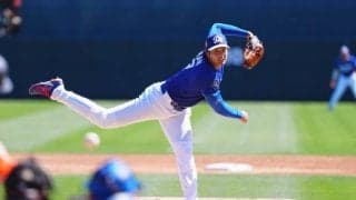 大谷翔平、OP戦で4年ぶりの白星　最速161キロ…5回途中4K無失点、二刀流開幕に弾み