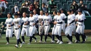 阿南光が初戦敗退　中京大中京に競り負ける　中堅・幸坂が好守連発で盛り立てるも及ばず