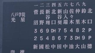 【センバツ】八戸学院光星のプロ注目右腕が「大谷ルール」でスタメン！適用第1号に