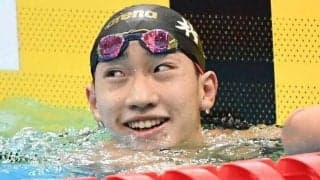 競泳１００ｍ平泳ぎで高校２年生の１７歳、大橋信が衝撃の日本新　従来記録を８年ぶり更新も「タイムが思ってたのと違う。まだ出したい」