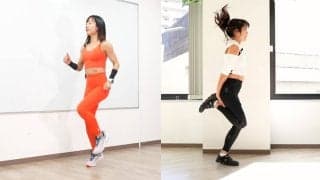 汗をかくオーソドックスな方法。その場ダッシュで脂肪燃焼（2種）