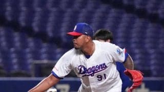 【中日】パナマ代表のメヒアが合流　松山の代役守護神に意欲「期待の証し。機会あれば全力で」