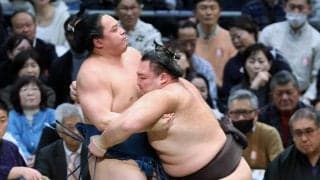元大関・朝乃山が４連勝で２場所連続の勝ち越し　「一番でも多く白星を重ねたい」