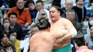 若隆景、４連勝で勝ち越し王手「体は動いている。しっかり気持ちを作って土俵に上がる」