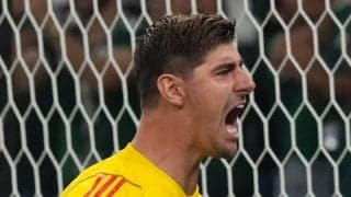 ＲマドリードGKクルトワ、大腿四頭筋負傷で全治１カ月半　代表戦など９試合の欠場濃厚に