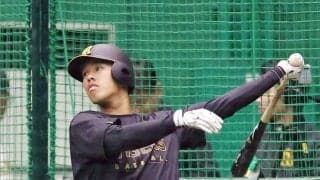 阪神・ドラ３岡城　開幕１軍へ「自分を知る」　打撃手応えも「後ろに飛んでいくファウルが増えた」自己分析