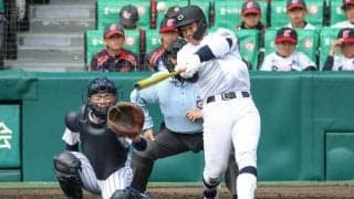 流れ引き寄せた大会第1号　「最高に気持ちいい」中京大中京・松田
