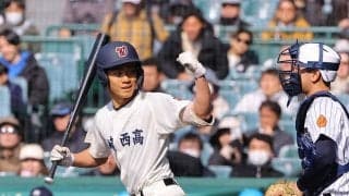 【センバツ】21世紀枠の長崎西が初回、滋賀学園に先制　岡崎憲信が押し出し四球を選ぶ
