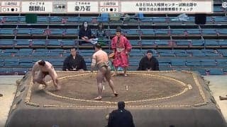 立ち合い直後に「ひっかけられた」　力士、一瞬で土俵割る驚きの光景「技あり」「ヘッスラ」館内どよめく