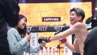 ＢＤでまさかの公開プロポーズ「よかったら俺と結婚してください」勝利の格闘家・加藤虎於奈が彼女呼び出しリング上で異例の求婚、見事成功　朝倉未来は「素晴らしい」、会場も祝福