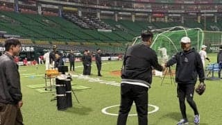 【ソフトバンク】李大浩さんがスリムな姿でみずほペイペイドームに登場