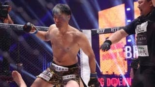 “ミスターＢＤ”がぼう然　まさかの開始１３秒ＫＯ負け　自衛隊出身喧嘩自慢にボコボコに・・・強烈な右拳浴びて沈む　関係者の肩借りリング後に