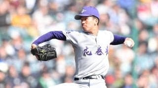 花巻東もＤＨ制使わず　エース左腕の萬谷は「５番・投手」で出場、二回の第１打席で痛烈な中前打