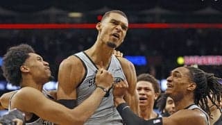 ウェンバンヤマが決勝弾を成功…ウェスト2位のスパーズが7年ぶりのプレーオフ出場決定