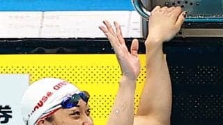 【競泳】日本代表最年長の鈴木聡美が１分５秒60で優勝、代表派遣標準も突破　女子100平泳ぎ