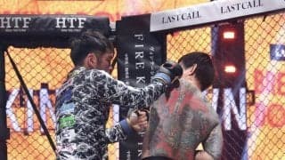 ＢＤレジェンド対決が壮絶決着　伝説喧嘩師が“キング・オブ・アウトサイダー”啓之輔撃破！無傷６連勝「こんな舞台俺に与えてくれてありがとう」