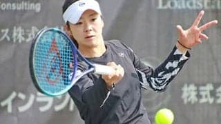  加治遥 日比野菜緒に逆転勝ちで4強 