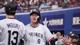 【ロッテ】西川史礁がオープン戦１号「広角にっていうところは、もっと伸ばしていかないと」