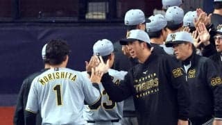 阪神が関西ダービー第１Ｒを制して２連勝　開幕投手の村上が６回２失点、９３球　佐藤輝＆坂本が帰国後初安打　ＯＰ戦は８勝４敗１分けで勝ち越し決定