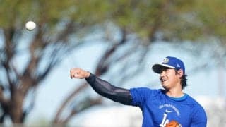 ドジャース大谷翔平、気温41度の酷暑の中で調整　パドレスとのオープン戦に「１番DH」で出場