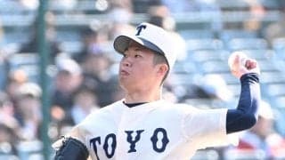 【センバツ】東洋大姫路・下山大翔、５回まで無安打投球も６回１死で途切れる
