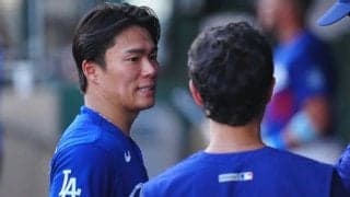 山本由伸に試合前から異変　開始30分…余儀なくされた“変更”、美女レポーターが説明