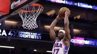 主力不在が続くシクサーズで新人VJ・エッジコムがアイバーソン以来の快記録