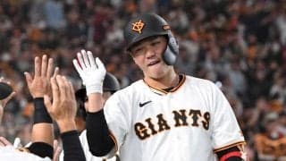 巨人　５連勝でＯＰ戦首位浮上　キャベッジが初回先頭打者弾、六回には坂本が左越えに２ラン　先発ハワードが５回無失点の好投