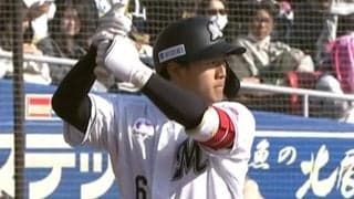 ロッテ西川史礁が値千金の同点二塁打　日本ハム伊藤大海は5回8Kの力投…21日のOP戦