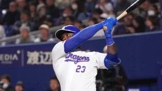 中日新外国人選手は「神助っ人」の気配…OP戦トップの4号をマーク、際だつ長打力「詰まってもあんだけ飛んでくのはヤバすぎる」