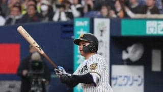 【阪神】森下翔太“侍ジャパン対決”「意識してない。普通にやりました」オリックス宮城から二塁打