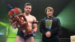 【新日本】NJC決勝　カラム・ニューマンが上村優也下し史上最年少Ｖ、４・４辻陽太に挑戦決定