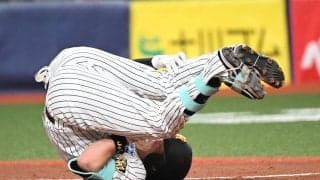 【阪神】伏見寅威が死球受け途中交代「痛いは痛いですけど。明日確認してという感じ」