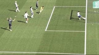 ほぼ奇跡！G大阪DF、ゴールラインギリギリの執念の神クリアが話題「半田の1mm」「ベストセーブいけるで」